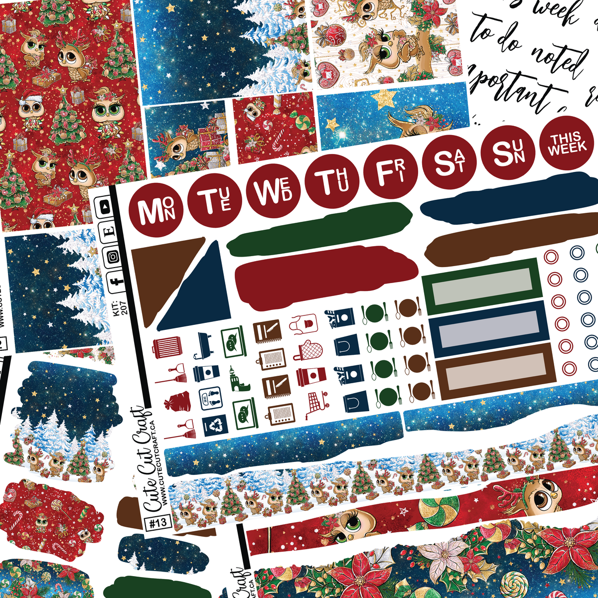 Owlmas #207 || Journaling Sheets