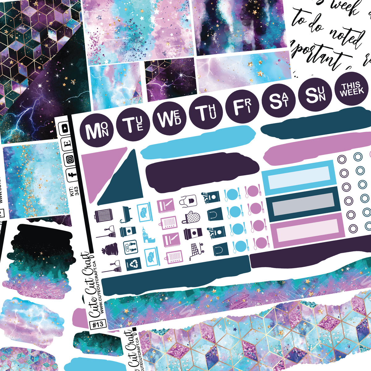 Sugar Rush #343 || Journaling Sheets