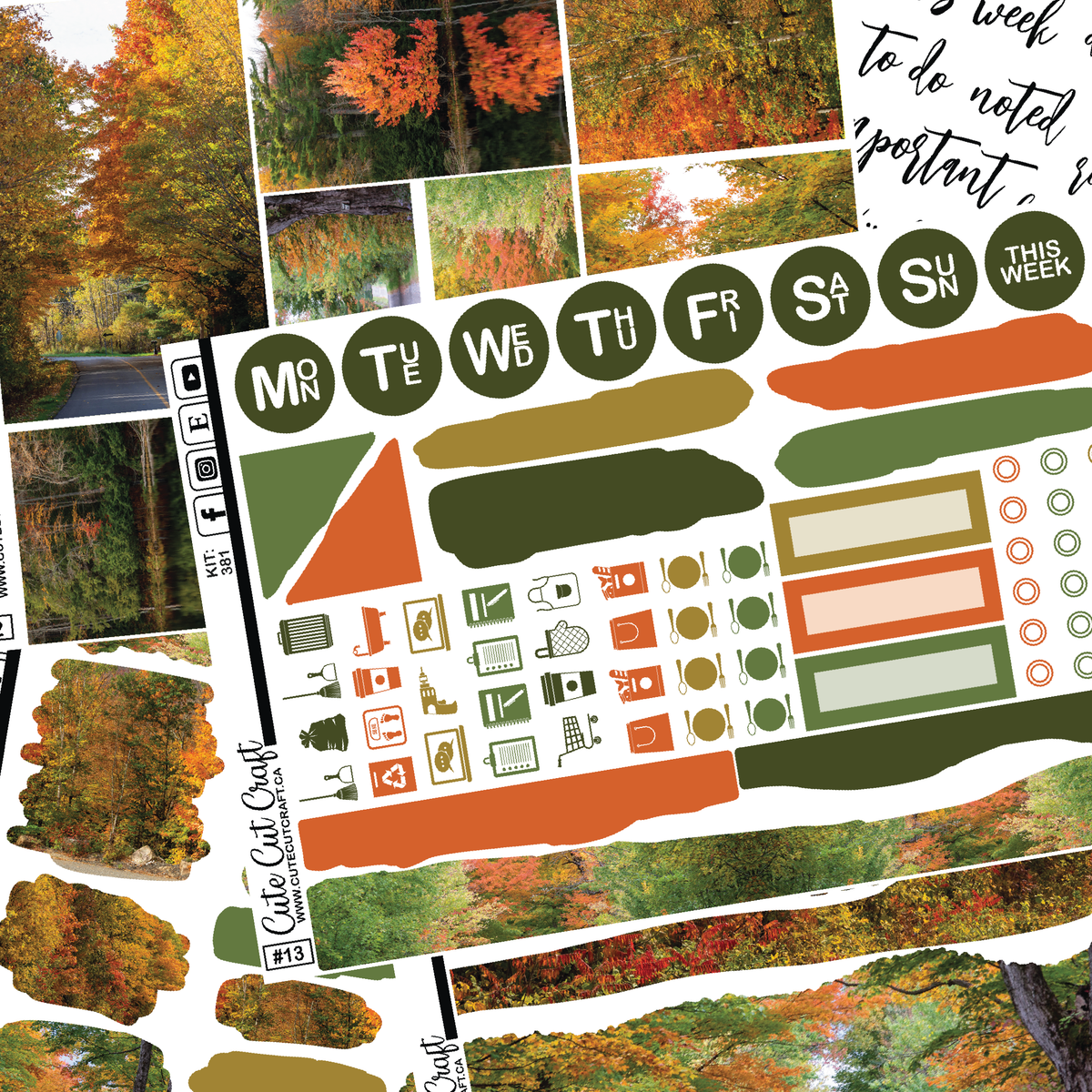 Autumn Anthem #381 || Journaling Sheets