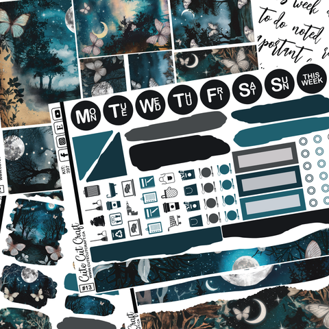 Blue Butterfly #397 || Journaling Sheets