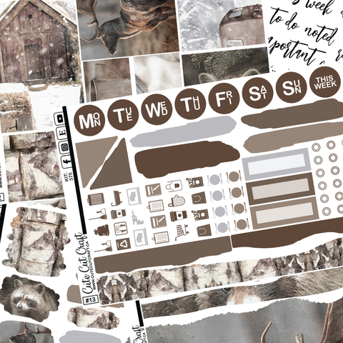 Winter Solitude #375 || Journaling Sheets