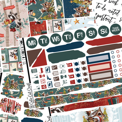 Christmas Forest #311 || Journaling Sheets