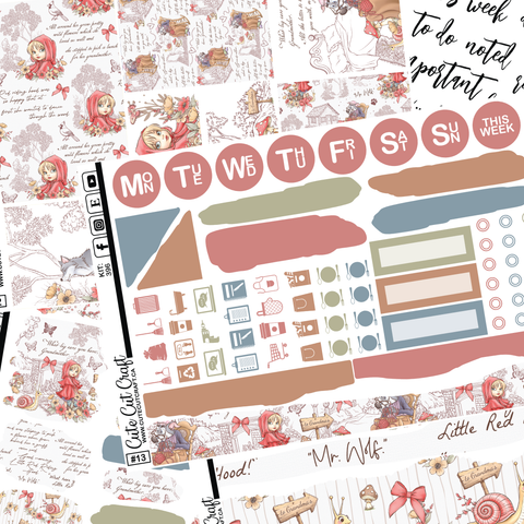 Little Red #396 || Journaling Sheets