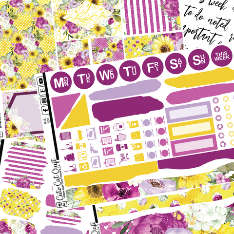 Sunny Sunflower #405 || Journaling Sheets