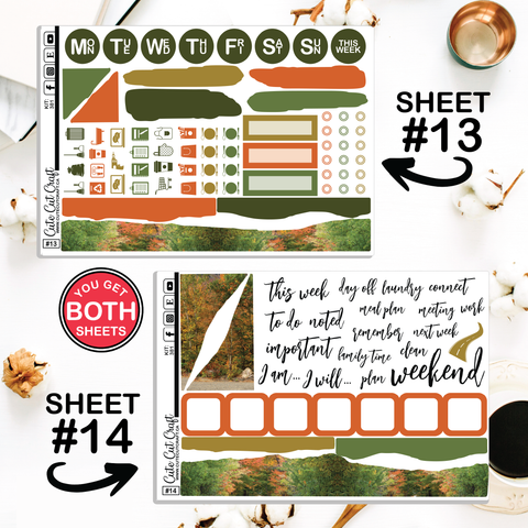 Autumn Anthem #381 || Journaling Sheets