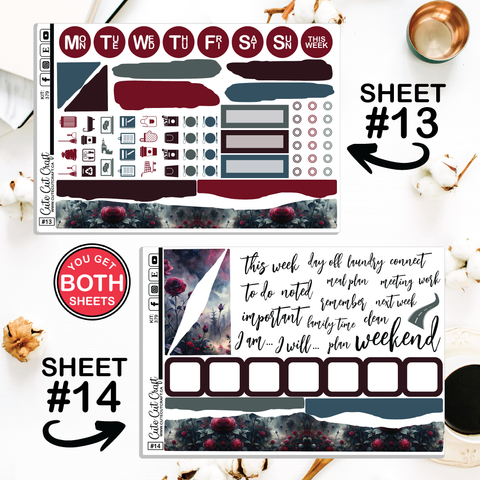 Bachelor Graveyard #379 || Journaling Sheets