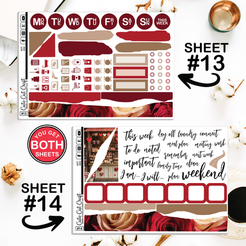 Rustic Love #404 || Journaling Sheets