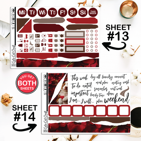 Valentine Puppy #388 || Journaling Sheets