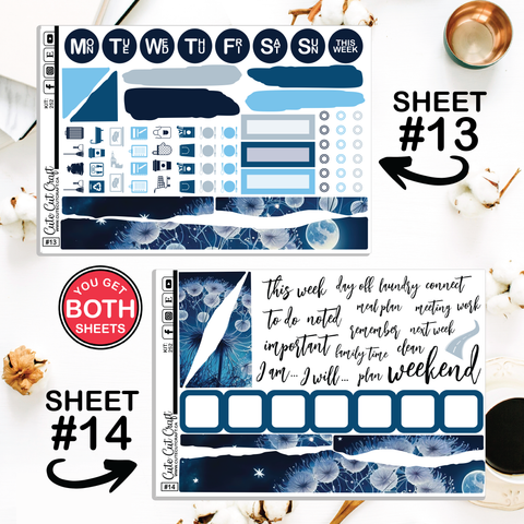 Moonlight Dandy #252 || Journaling Sheets