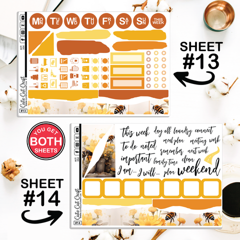 Bumble Bee #354 || Journaling Sheets