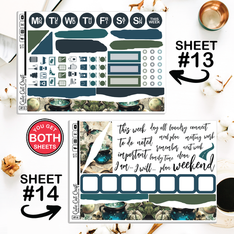 Witchy Way #374 || Journaling Sheets