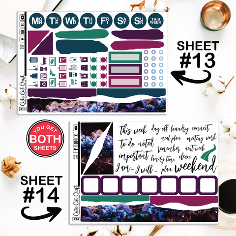 Smoke Burst #235 || Journaling Sheets