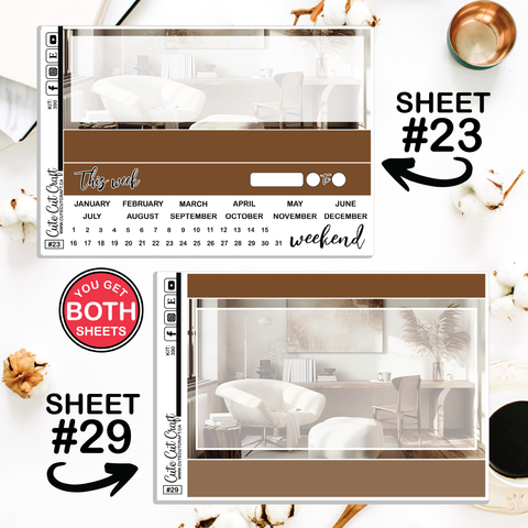 Home Getaway #390 || Journaling Sheets