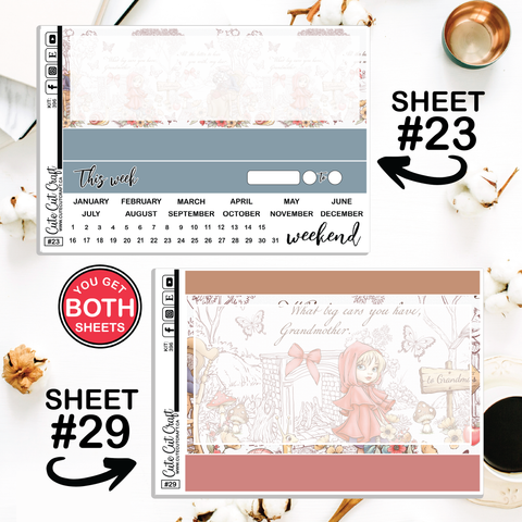 Little Red #396 || Journaling Sheets