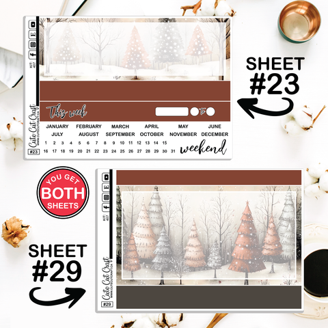 Christmas Night #407 || Journaling Sheets