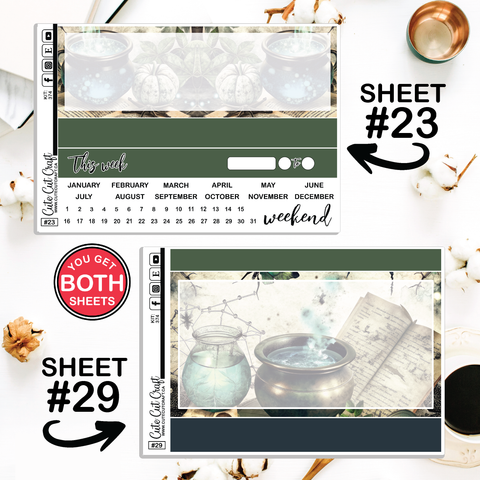 Witchy Way #374 || Journaling Sheets