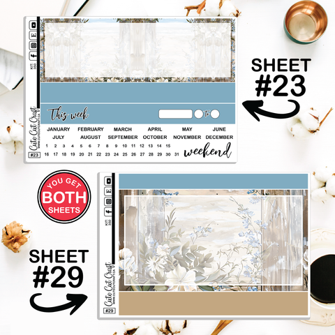 Beachscape #350 || Journaling Sheets