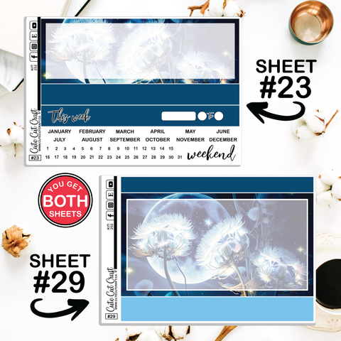 Moonlight Dandy #252 || Journaling Sheets