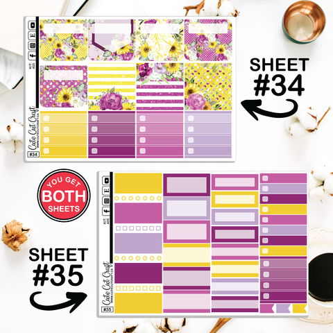 Sunny Sunflower #405 || Journaling Sheets