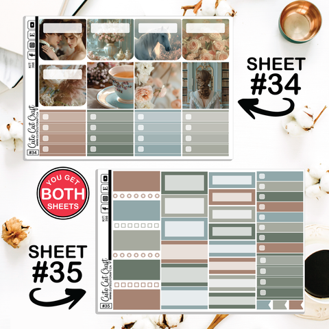 Regency Romance #398 || Journaling Sheets