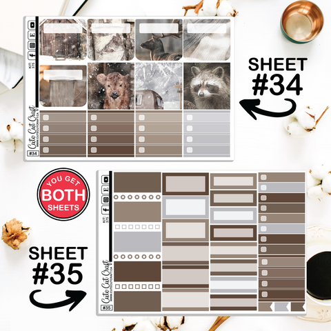 Winter Solitude #375 || Journaling Sheets