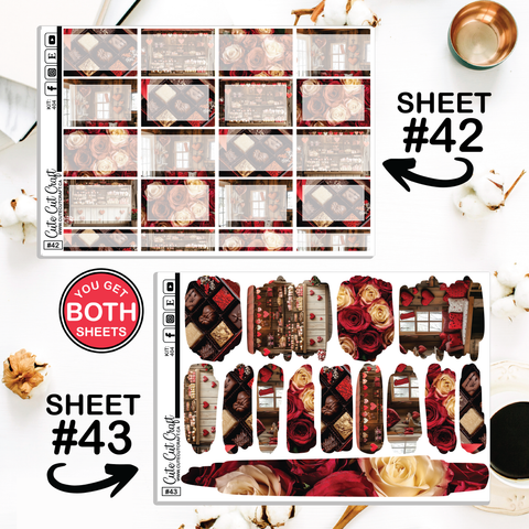 Rustic Love #404 || Journaling Sheets