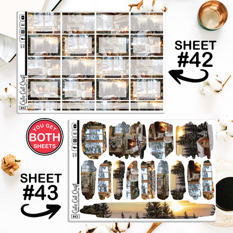 Cozy Cabin #402 || Journaling Sheets