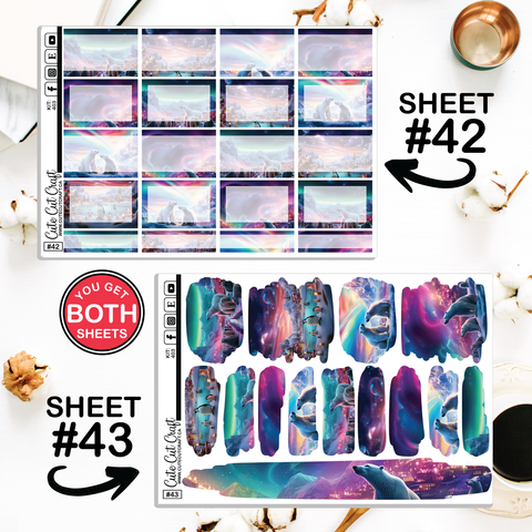 Polar Lights #403 || Journaling Sheets