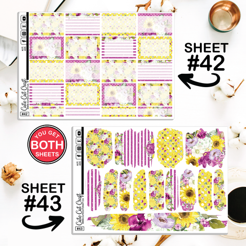 Sunny Sunflower #405 || Journaling Sheets