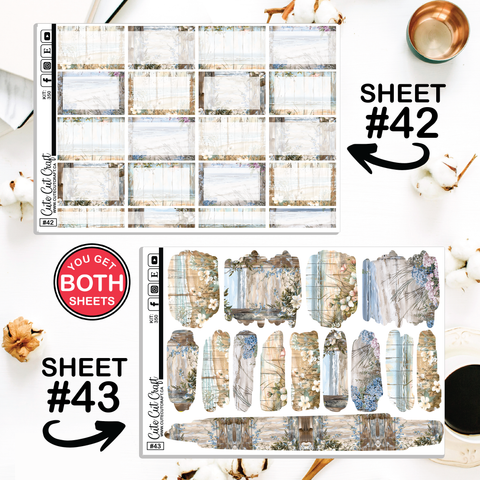 Beachscape #350 || Journaling Sheets