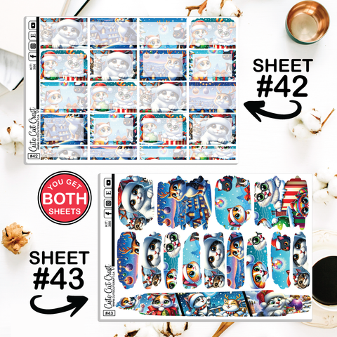 Merry Kittmas #386 || Journaling Sheets