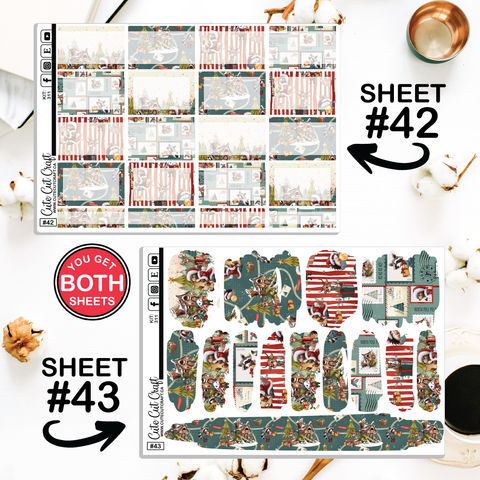 Christmas Forest #311 || Journaling Sheets