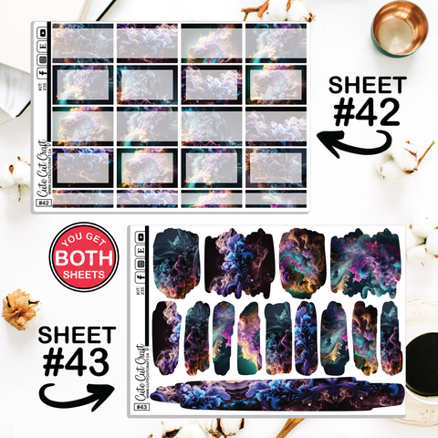 Smoke Burst #235 || Journaling Sheets