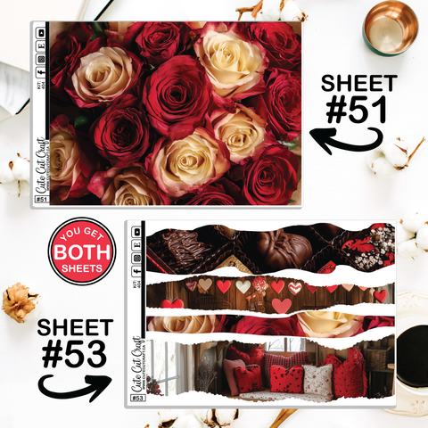 Rustic Love #404 || Journaling Sheets