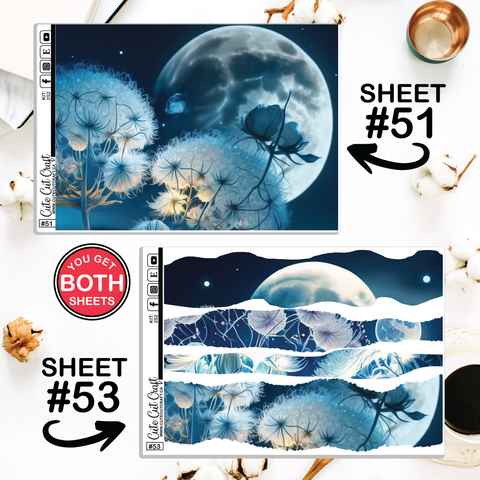 Moonlight Dandy #252 || Journaling Sheets