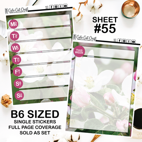 Apples In Bloom #393 || Journaling Sheets