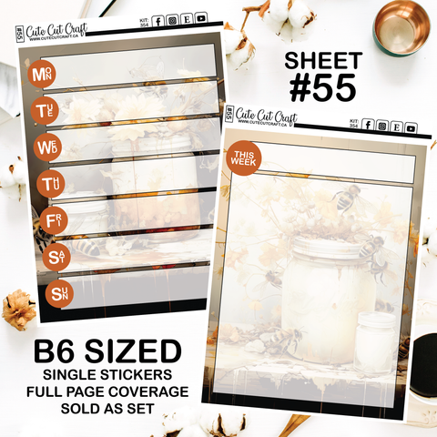 Bumble Bee #354 || Journaling Sheets