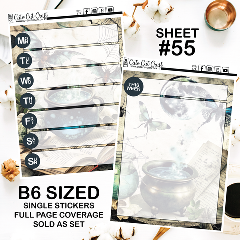 Witchy Way #374 || Journaling Sheets