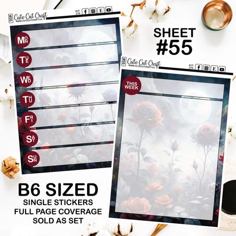 Bachelor Graveyard #379 || Journaling Sheets
