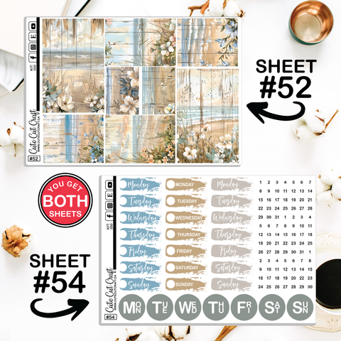 Beachscape #350 || Journaling Sheets