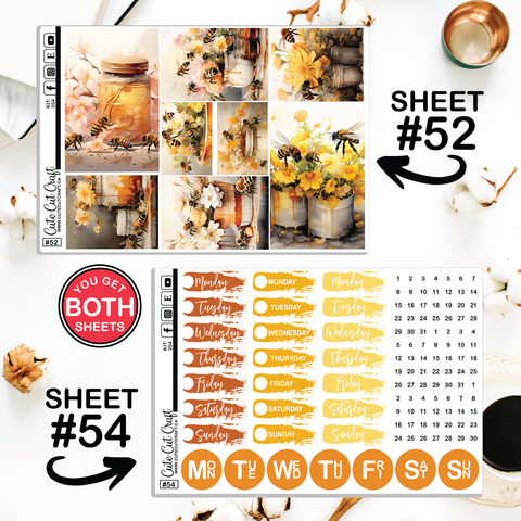 Bumble Bee #354 || Journaling Sheets