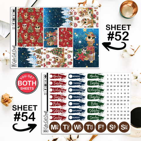 Owlmas #207 || Journaling Sheets