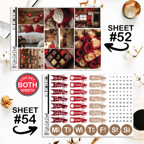 Rustic Love #404 || Journaling Sheets