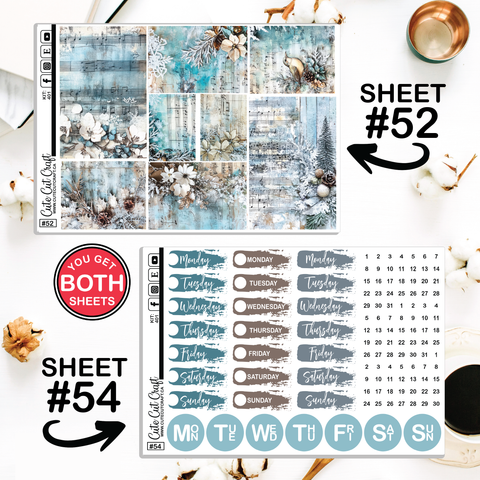 Musical Winter #401 || Journaling Sheets