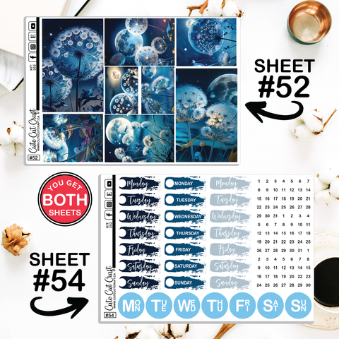 Moonlight Dandy #252 || Journaling Sheets