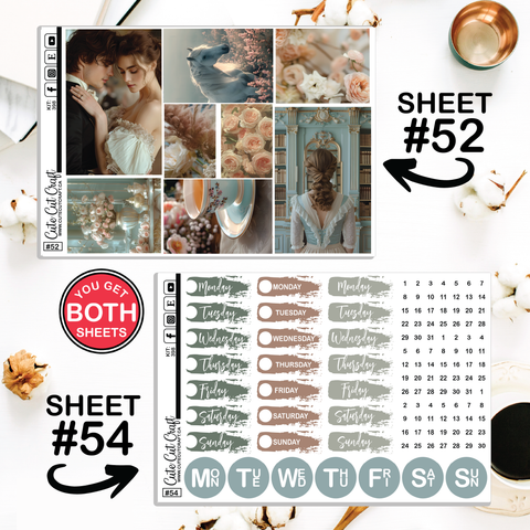 Regency Romance #398 || Journaling Sheets