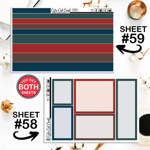 Christmas Forest #311 || Journaling Sheets