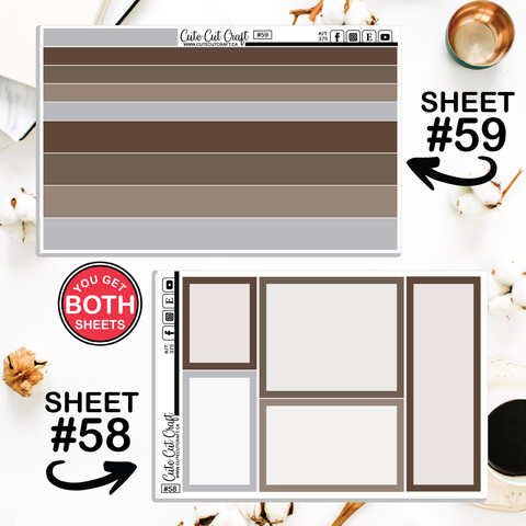 Winter Solitude #375 || Journaling Sheets
