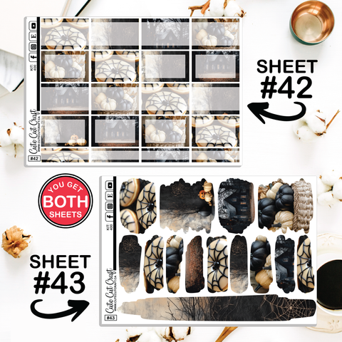 Spooky Fall #400 || Journaling Sheets