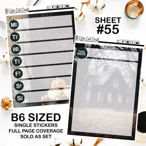 Spooky Fall #400 || Journaling Sheets